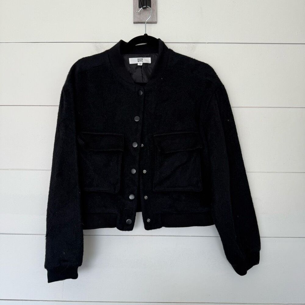 Steve Madden NYC Women’s Large Black Bomber Jacket